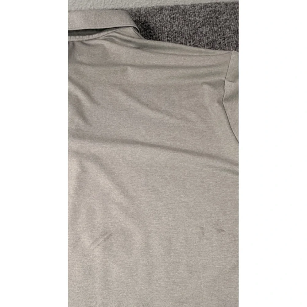Polo Ralph Lauren Performance Polo Shirt Gray Short Sleeve XL Blue Pony